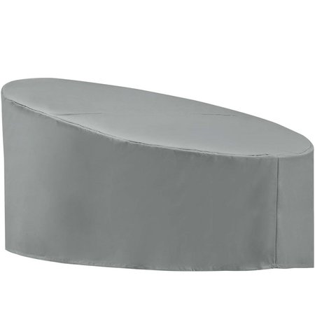 PATIO TRASERO Immerse Siesta & Convene Canopy Daybed Outdoor Patio Furniture Cover, Gray PA1724932